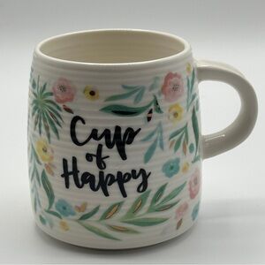 Cypress Home Cup of Happy Floral Mug